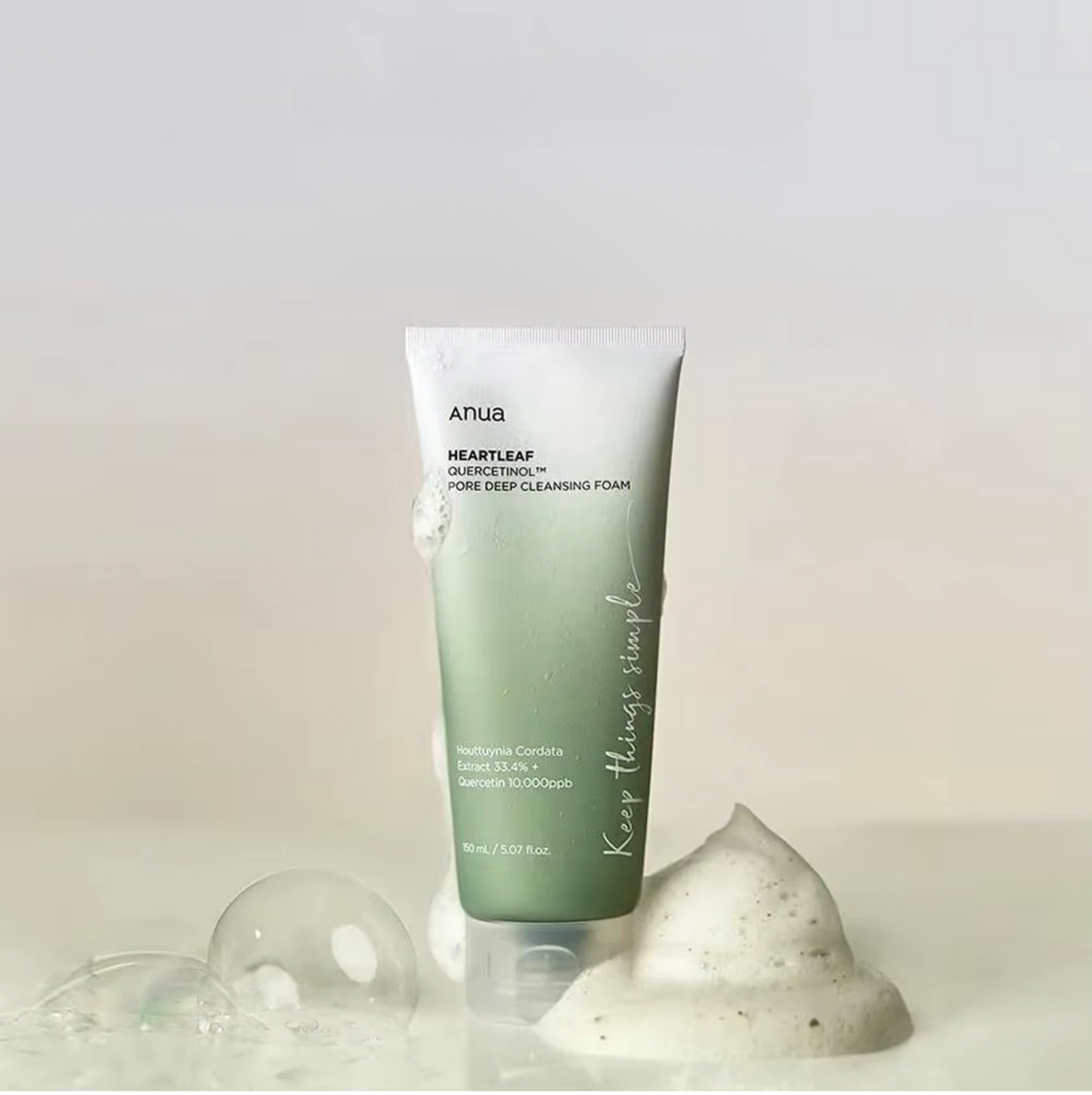 Anua Heartleaf Quercetinol Pore Deep Cleansing Foam - By Nature™