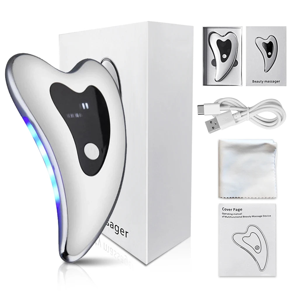 GlowMaster PRO - GuaSha, Massageador Facial Elétrico GuaSha