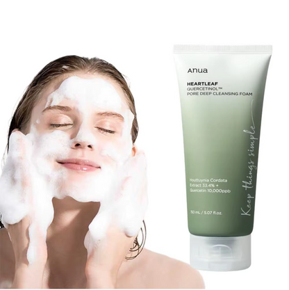 Anua Heartleaf Quercetinol Pore Deep Cleansing Foam - By Nature™