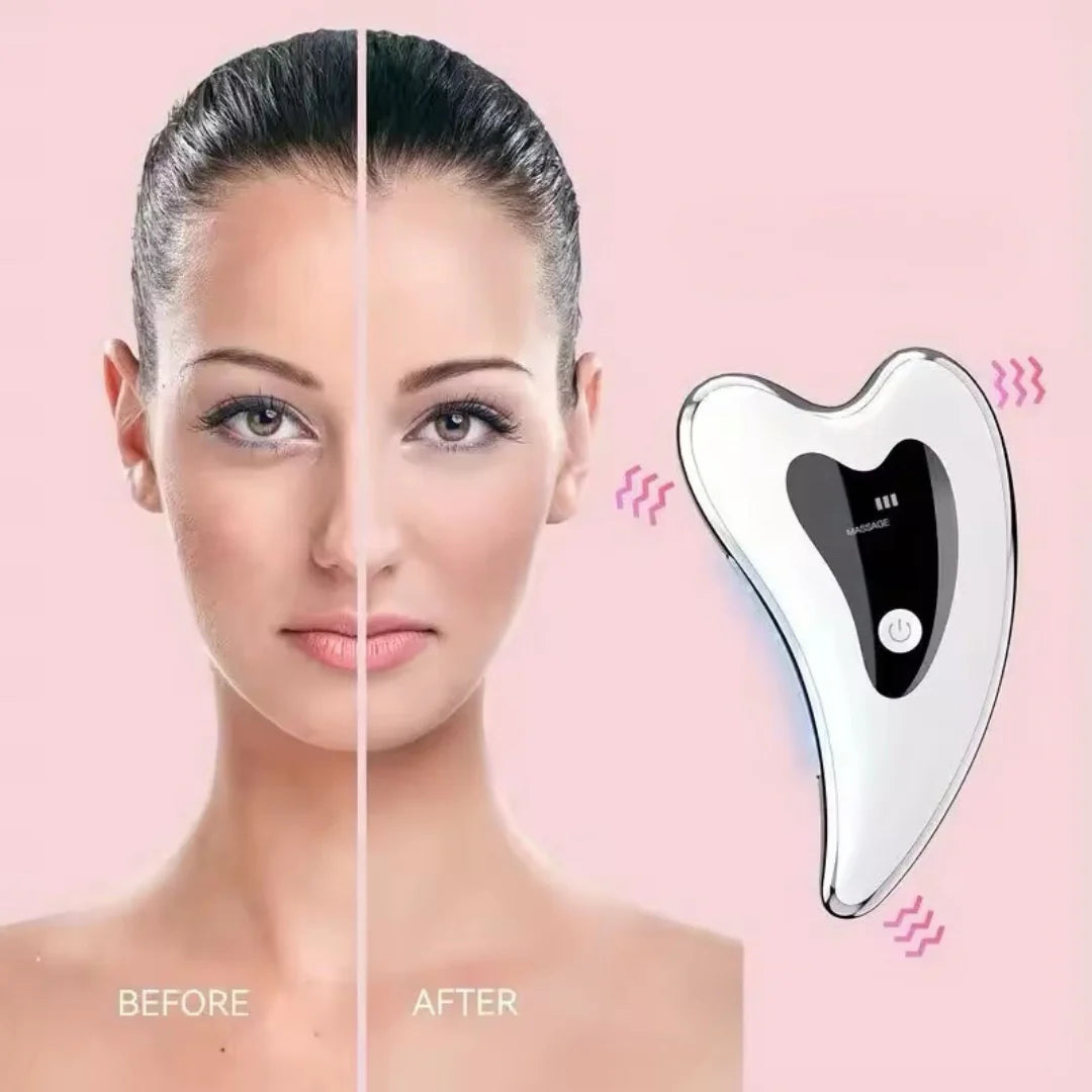 GlowMaster PRO - GuaSha, Massageador Facial Elétrico GuaSha