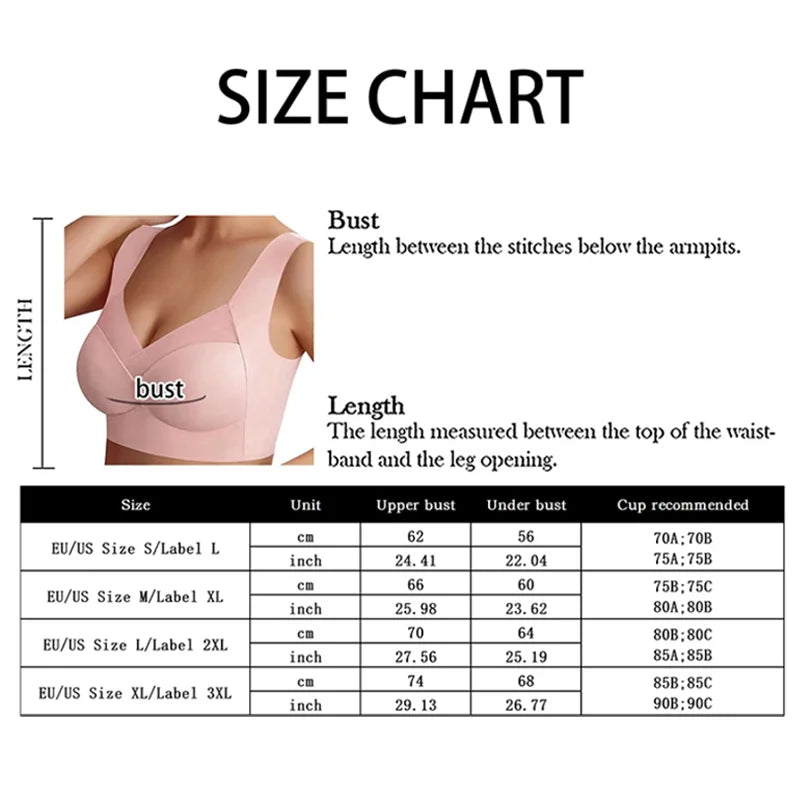 Sutiã Plus Size Sem Costura - By Nature